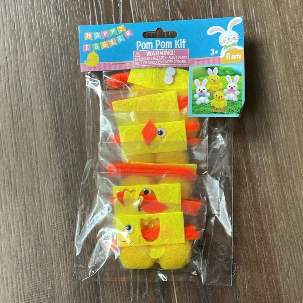 Easter Chicks pom pom kit